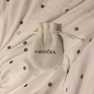 Pandora bracelet with blue beads